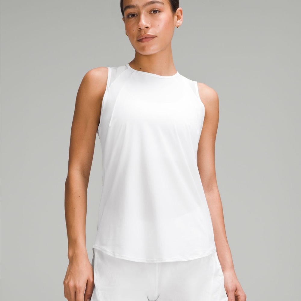 Lululemon Athletica Pleated Sculpt Cropped Tank